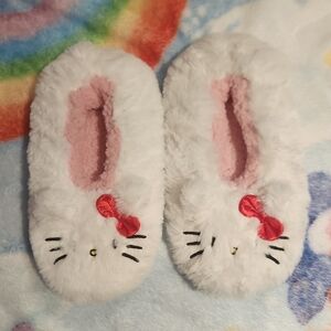 Hello Kitty Womens Slipper Socks
